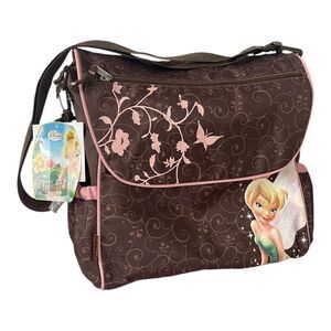 Disney Fairies Tinker Bell Diaper Bag Backpack Vintage NWT